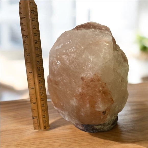 Natural Himalayan Salt Lamp - Cream/Tan Decorative Accent - Picture 2 of 2